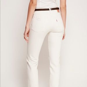 Anthropologie Levi’s High Rise Wedgie Fit Jeans